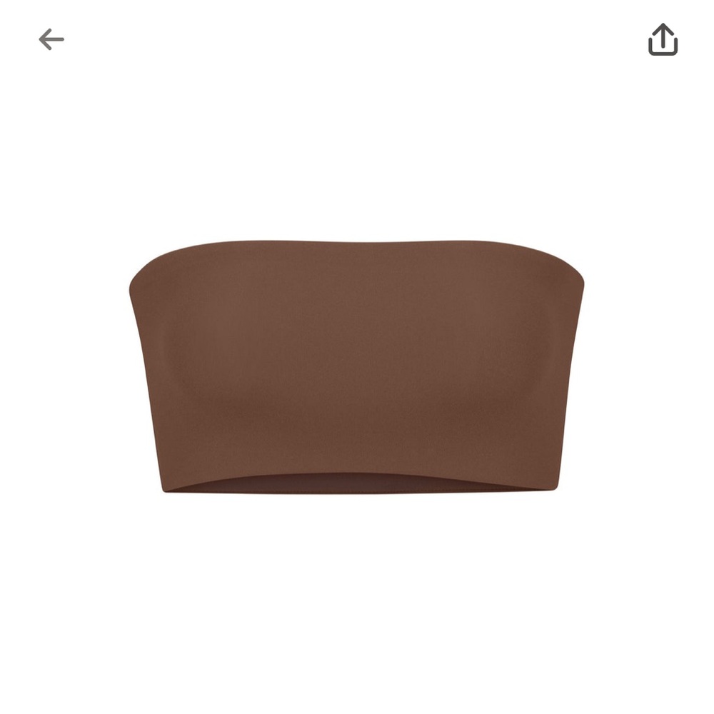 SKIMS NWT Brown Bandeau Top